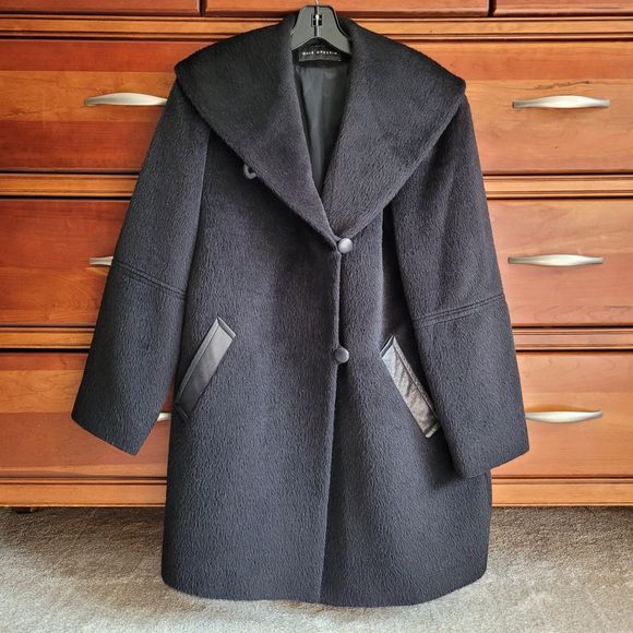 NWOT Dale Dressin Alpaca and Wool Coat (Size 6) - Picture 1 of 6